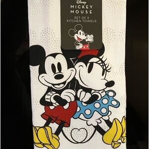 Disney Mickey & Minnie Mouse 2 Pack Towel Set